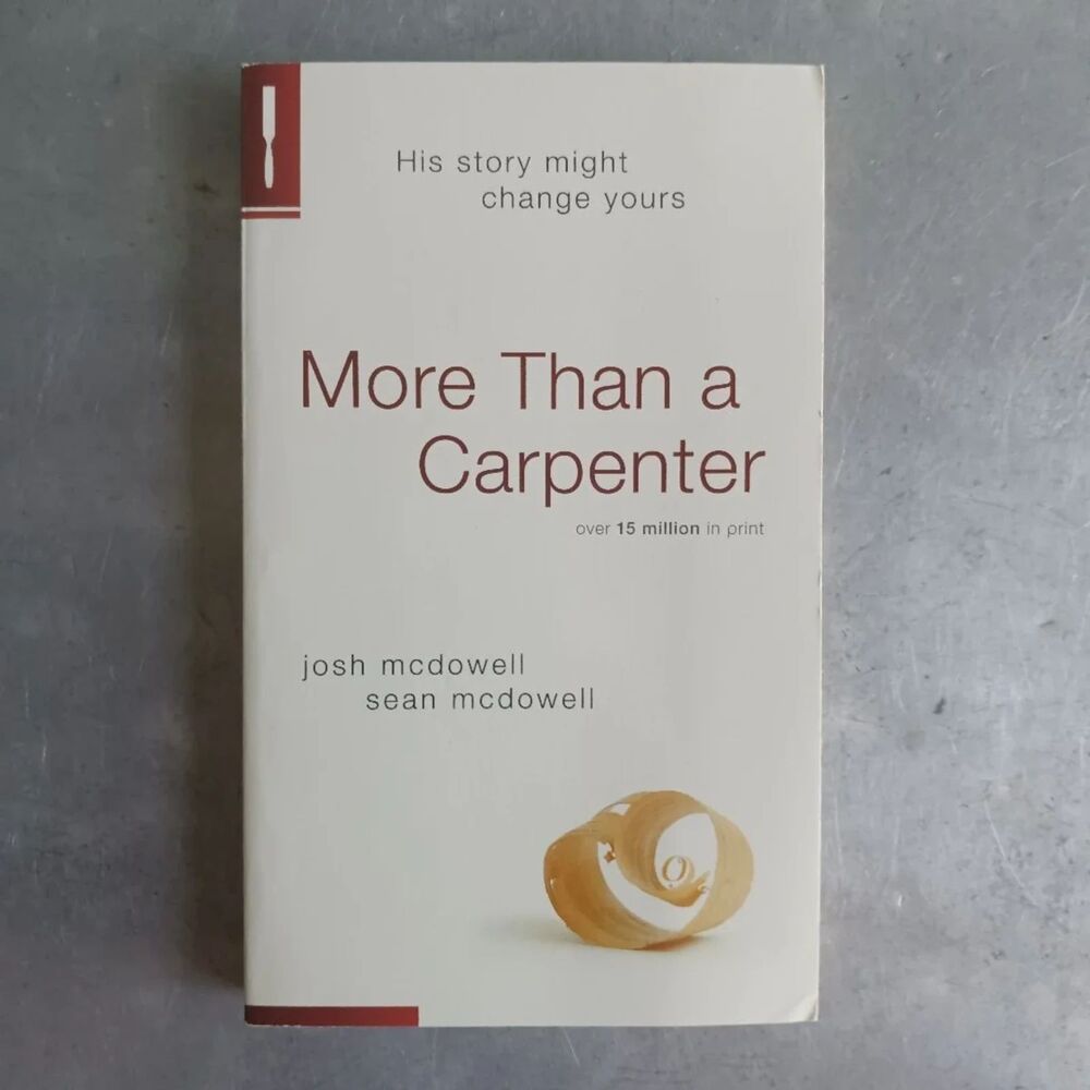 More Than a Carpenter By Josh McDowell; Sean McDowell Paperback Religion